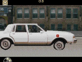 On the road for level 1 part 3. shoot the tyres out to slow them down