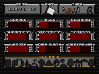 The RECS course editing screen