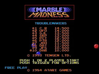 Main menu (JP). Or troublemakers...