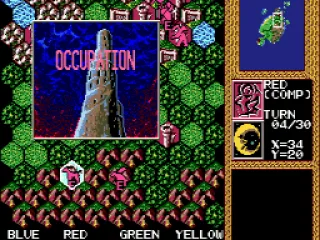 An enemy wizard is conquering a tower.