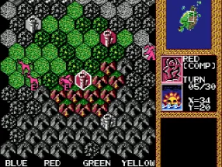 The colored fields indicate the moving-range.