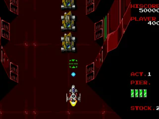 Act 1- Using secondary weapon that bombs the ground.