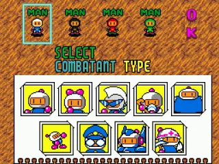 Battle mode character select