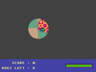 Using the Menacer as a spotlight to kill the bugs.