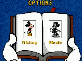 Character selection.