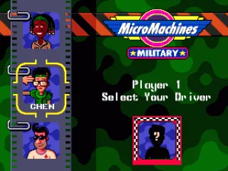 Player Selection Screen