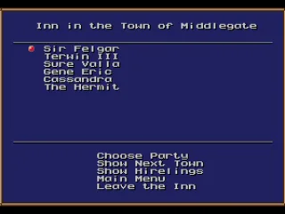 Choose the members of your party