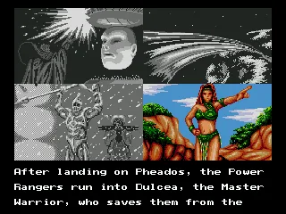 The story is told in stills between levels