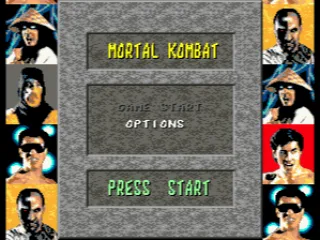 Main menu with all the chaps