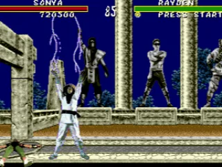 Rayden is pretty happy after finishing poor Sonya