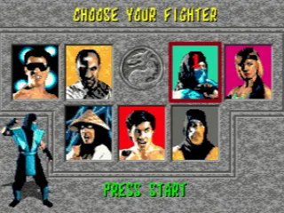 Selecting a character