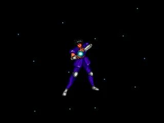 An animation of the main character