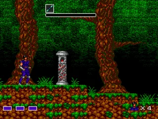 The first level is set in the woods.