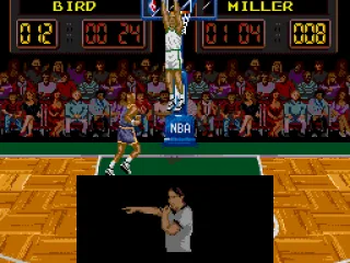 If this was football, that would a great save. However, Bird decided for basketball.