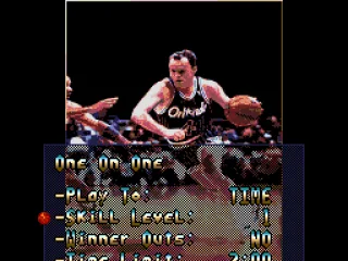 Setting up one-on-one options.