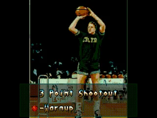 Setting up three-point contest.