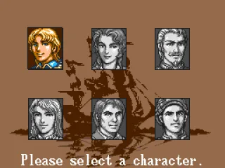 Select a character.
