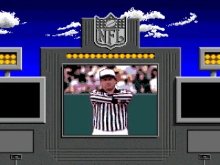 Referee making a call.