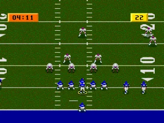 Vertical offense view