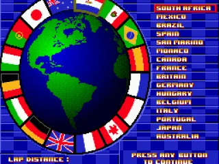 Choosing the country