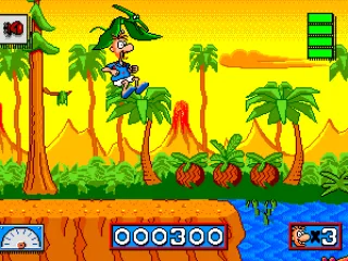 Being carried by a pterodactyl