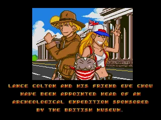 Oh Mummy Genesis opens with a cutscene providing the remake's new backstory.