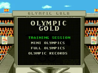 Title screen and main menu