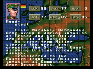 Background information on an officer