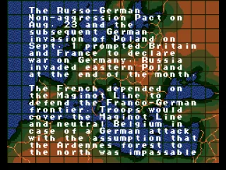 Background information on the chosen scenario