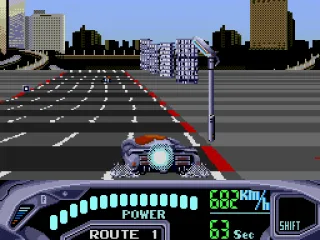 Taking a very wide line through the corner