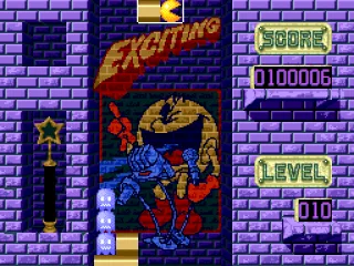 Ghosts turn blue when Pac-Man enters the scene