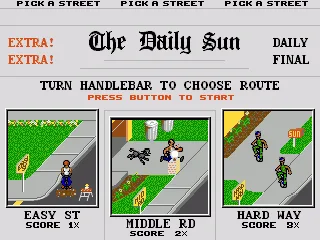 Select a difficulty level. Hard levels have more obstacles and need more deliveries.