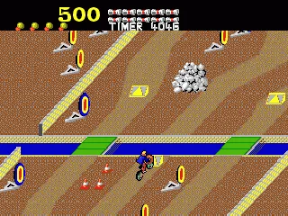 The end of each level has a short obstacle course