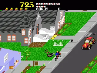 Throw the papers at the mailbox or at the doorstep to make a successful delivery