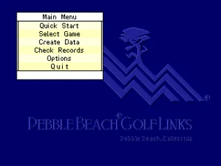 Main menu