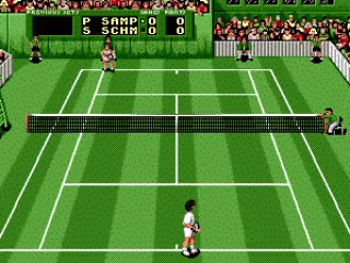 about to serve.. grass court