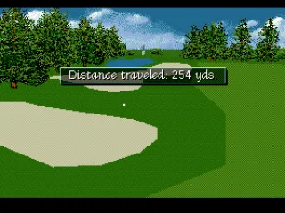 Lucky to miss those bunkers, as the reverse angle shows