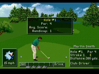 Stats for the upcoming hole