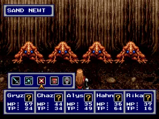 Fighting in a dungeon