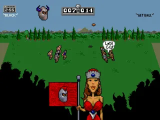 I see they had cheerleaders in prehistoric times!