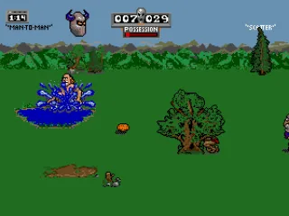 It's very funny when a player drops into water