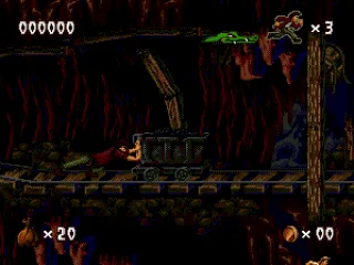 Pushing the mine cart...