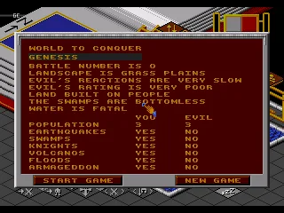 Start or continue a game.