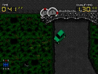 Out of control after going through the bridge