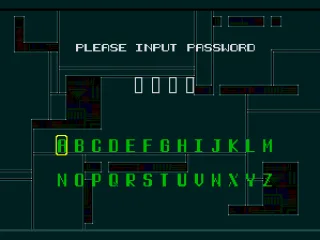 Inputting a passowrd to continue league play.