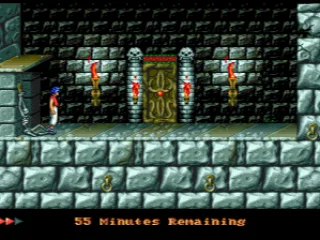 The door leads to the next level