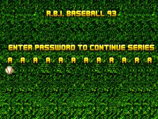 Password screen