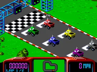 At the starting line