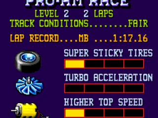 The car now has some upgrades.