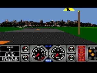 Driving happily towards the city... which you'll never reach... *sniff*